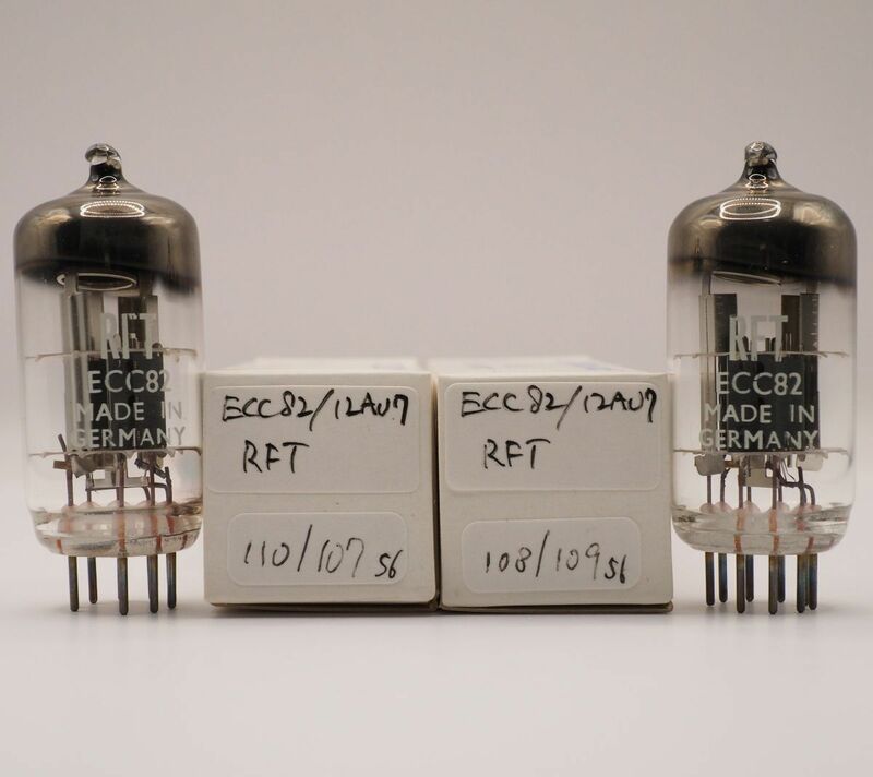 ■ECC82/12AU7 RFT 未使用測定済 2本