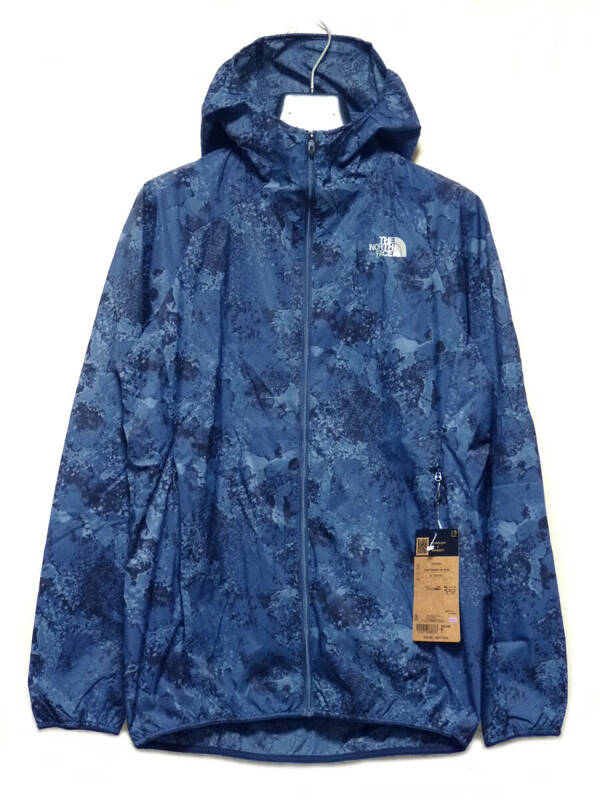 未使用 THE NORTH FACE ノースフェイス NP22290 ノベルティー スワロー テイル ベント フーディ ジャケット パーカー S モスカモブルー ML