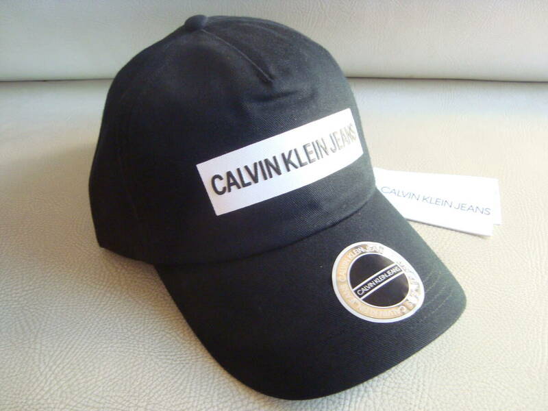 定価以下！未使用/タグ付き/CALVIN KLEIN JEANS/カルバンクラインジーンズ/ck/ロゴキャップ/ベースボールキャップ/帽子