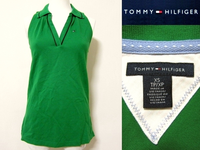 ☆送料込☆新品★TOMMY HILFIGER / レディース★スキッパー・シャツ★S★ノースリーブ