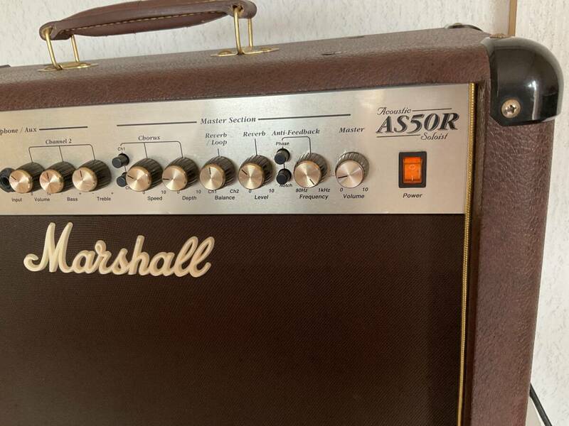 Marshall AS50R Acoustic Soloist マーシャル アコースティック　ギターアンプ