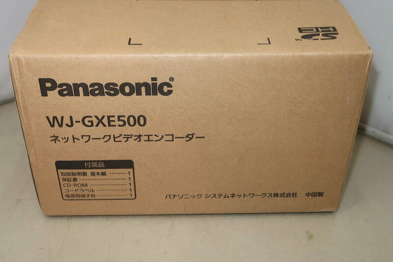 1円～未使用 Panasonic パナソニック ネットワークビデオエンコーダー WJ-GXE500