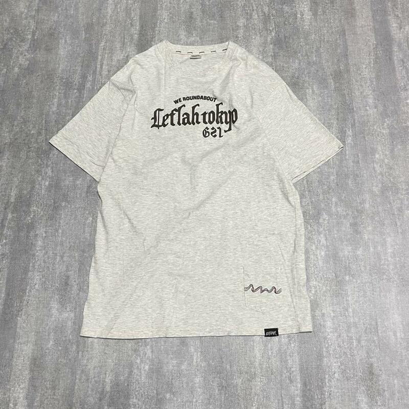 Tシャツ 半袖 レフラー LEFLAH センターロゴ L コットン 綿