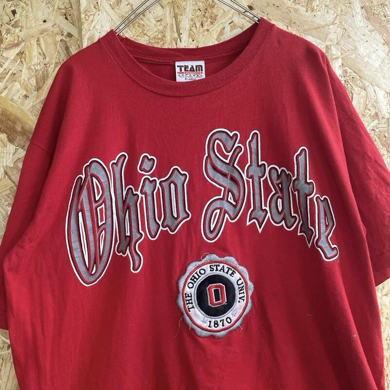 Ohio State ロゴプリント 半袖Tシャツ　メンズXL g3