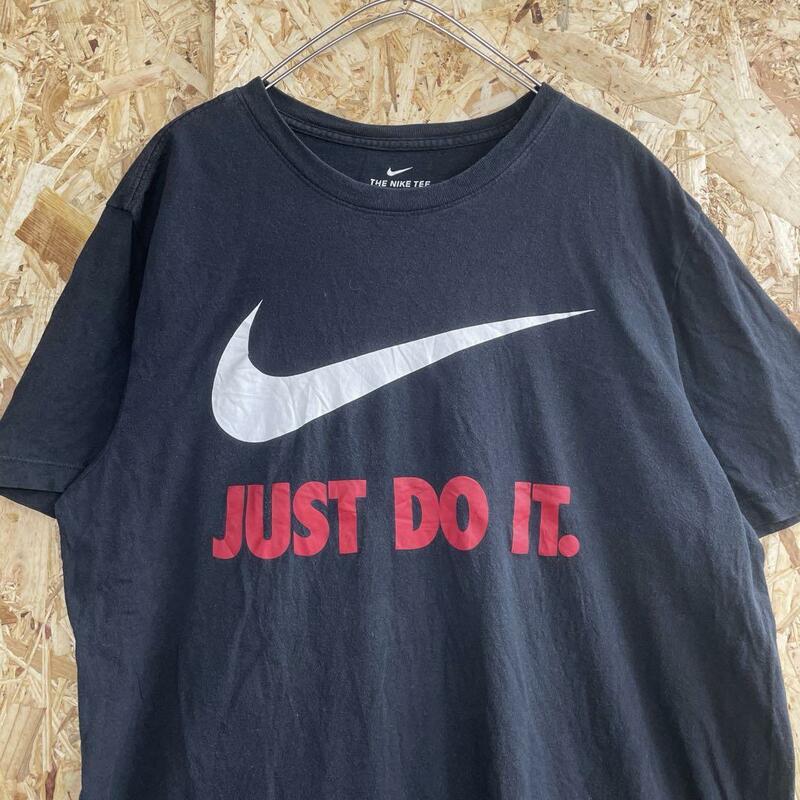 NIKE JUST DO IT 半袖Ｔシャツ　黒　メンズM　g4