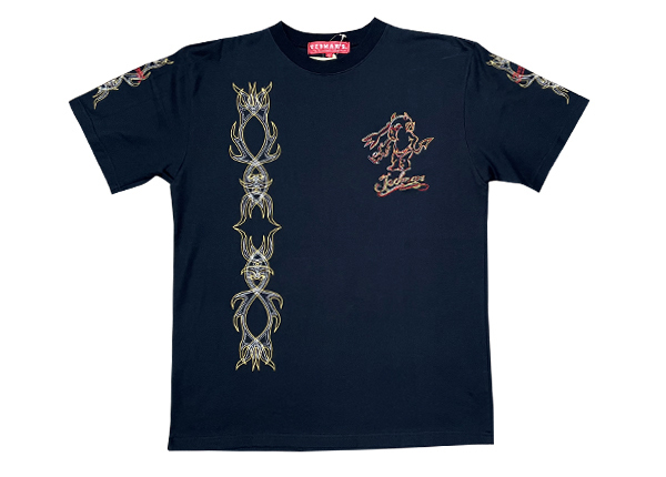 TEDMAN 　掘り出し商品！　 刺繍Tシャツ　 BLACK 　42サイズ 
