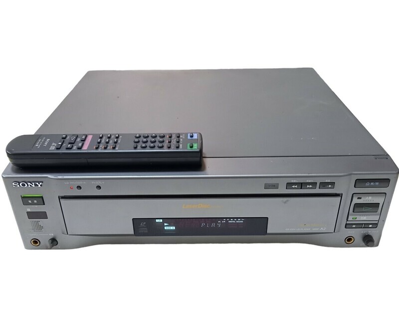 ジャンク SONY ソニー MDP-A2 CD/CDV/LD PLAYER レーザーディスクプレーヤー オーディオ機器 リモコン付き