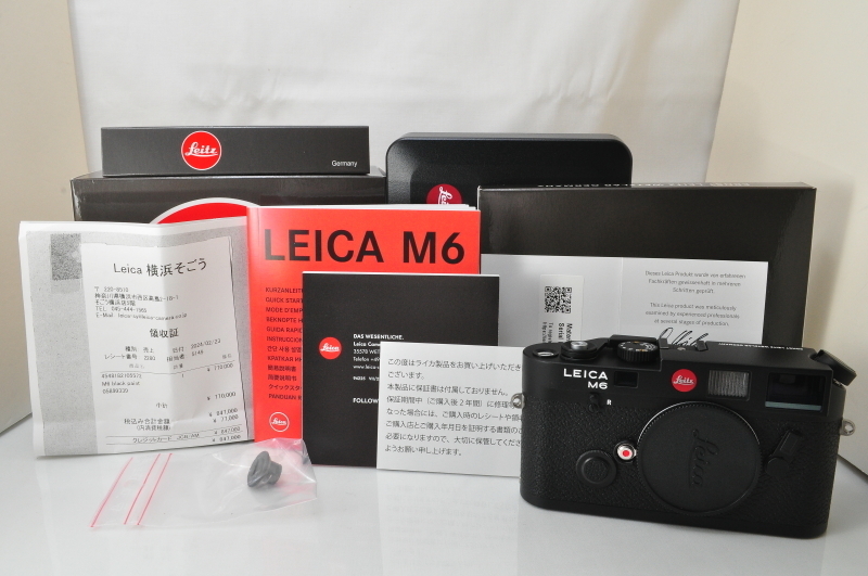 ★★超極上品 Leica ライカ M6 10557 ブラック w/Box♪♪#5843