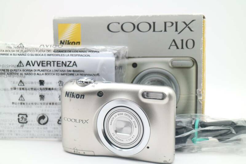 ★良品・元箱付き・動作確認済み★ニコン NIKON COOLPIX A10 #271