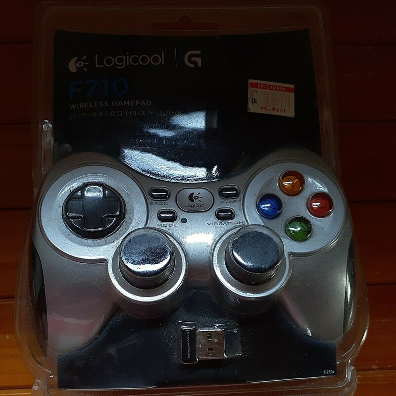 未開封 長期保管品 Logicool ロジクール ワイヤレス 　ゲームパッドF710 送料520円