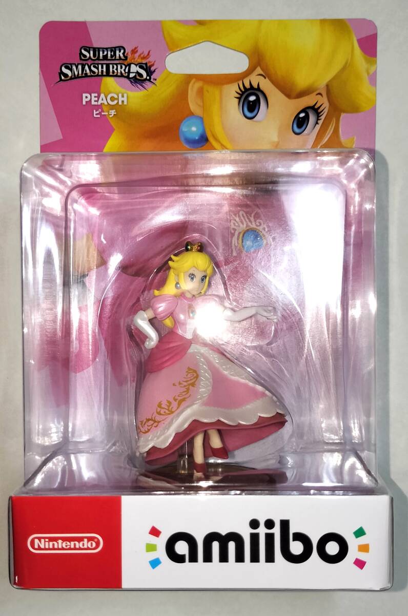 未開封新品 amiibo ピーチ (大乱闘スマッシュブラザーズシリーズ) アミーボ