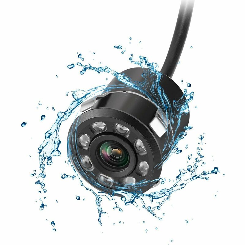 コンパクト 防水 丸型 超広角 埋め込みタイプ 赤外線機能 バックカメラ