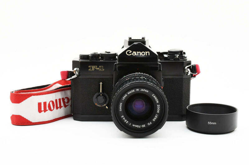★美品★完動品★ Canon F-1 前期 ボディ + Canon ZOOM LENS FD 35-70mm F3.5-4.5 #3104