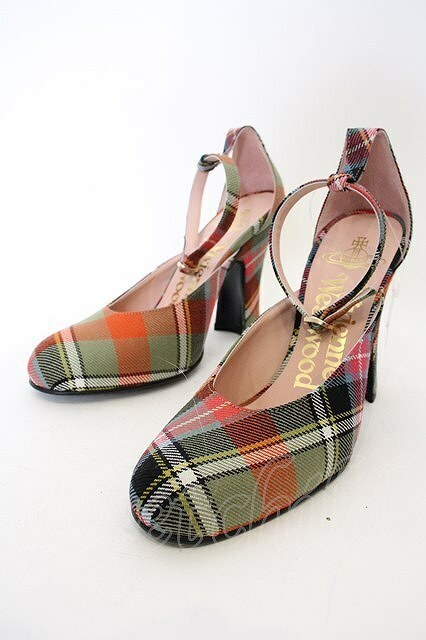 【USED】Vivienne Westwood / TART SHOES ヴィヴィアンウエストウッド ビビアン 38 グレー 【中古】 O-24-01-21-055-sh-IG-ZH