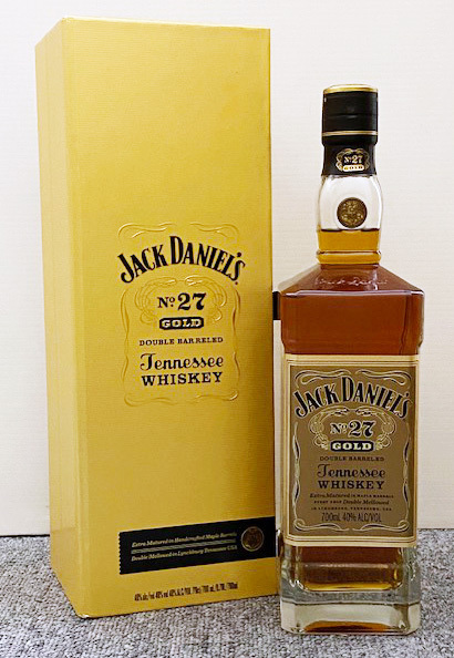 JACK DANIELS ジャックダニエル 700ml No.27 GOLD ゴールド テネシーウイスキー DOUBLE BARRELED 40％