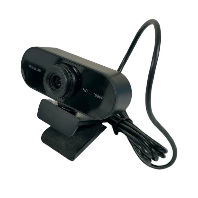 【1円オークション】Webカメラ ウェブカメラ フルHD 1080P 200万画素 マイク内蔵 USBカメラ 自動光補正 超広角95° ARM0190