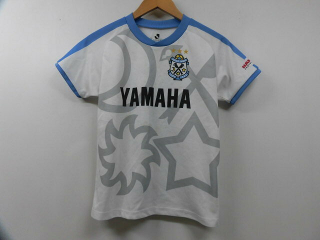 J.LEAGUE Jリーグ オフィシャルグッズ ユニフォーム 半袖 Tシャツ YAMAHA ジュビロ磐田 10番 SHUNSUKE キッズ 子供用 ホワイト×ブルー 130