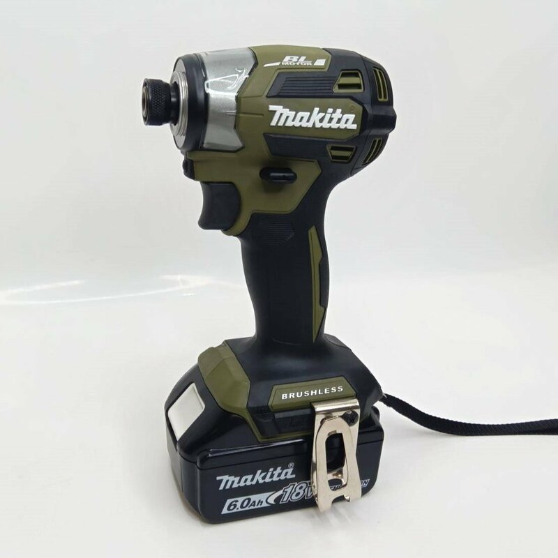 [9304-009] Makita 充電式インパクトドライバ TD173D マキタ 電動工具 バッテリー(BL1860B)付属 簡易動作確認済 [未使用]