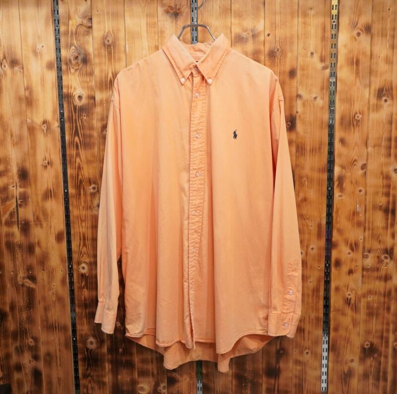 ralphlauren blake 長袖シャツ　L/ラルフローレン　90s