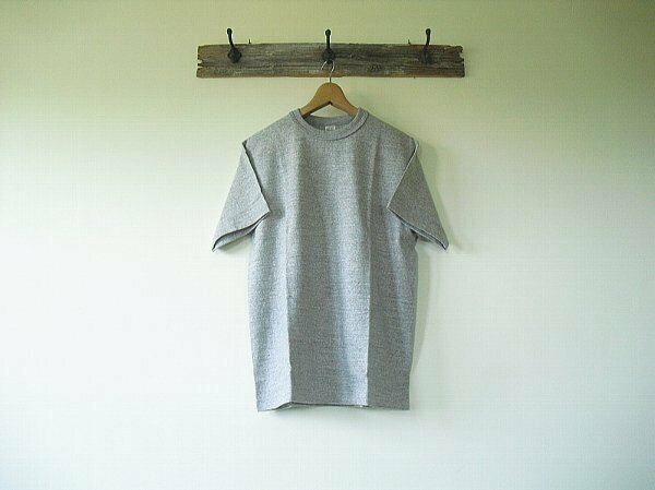 Lot.4601　クルーネックＴシャツ/無地（WAREHOUSE）ウエアハウス　グレー　杢gray　ヘザーグレー　シンプル　＠サイズ (XL)　再入荷　新品