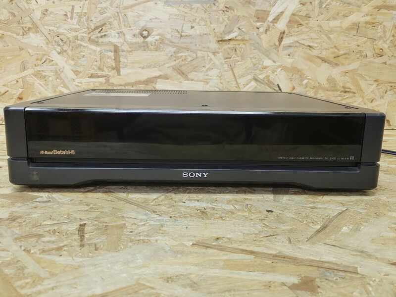 D SONY BETAMAX SL-2100 ソニー ベータマックス ビデオデッキ ビデオレコーダー レトロ