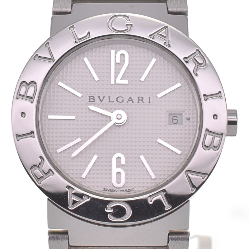 ブルガリ BVLGARI BB26SS ブルガリブルガリ デイト クォーツ レディース 美品 箱付き K#131680