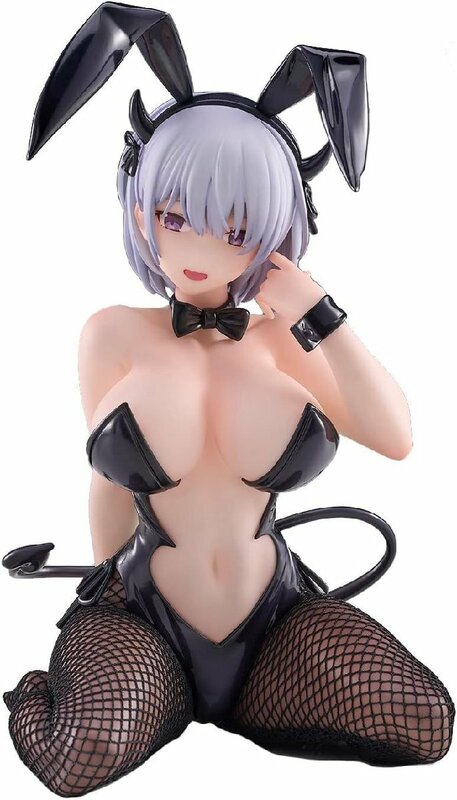 未開封品！ XCX バニーガール乃乃 フィギュア 原画 鈴雨やつ PVC ABS ※外箱にダメージ有 バニーガール乃々（2）