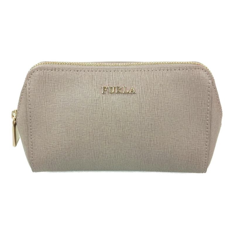 フルラ レザー コスメポーチ 化粧ポーチ バニティ/グレー/FURLA 翌日配送可■522339