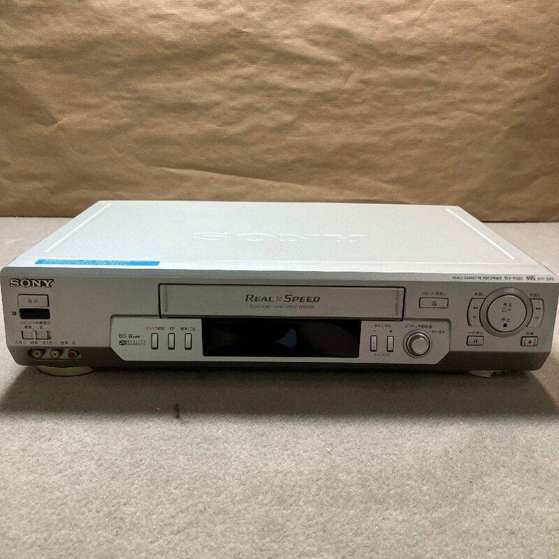 ☆通電確認済 SONY ソニー VHS ビデオカセットレコーダー SLV-R550 2000年製 本体のみ 中古 ジャンク品 4.35kg☆