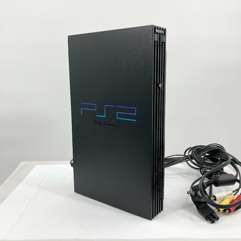 ☆SONY PlayStation 2 ソニー SCPH-18000 本体 純正コード付属 プレーステーション プレステ2 PS2 ジャンク【通電確認〇】 2.63kg☆