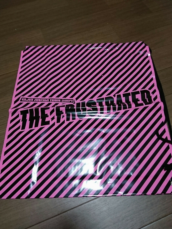 GLAY　ツアーグッズ／ビニールバッグ アリーナツアー 2004 THE FRUSTRATED extreme　新品未使用　2