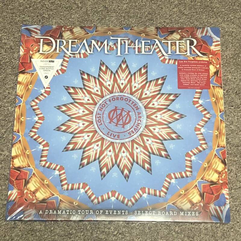 【未開封】Dream Theater Lost Not Forgotten Archives: A Dramatic Tour of Events selected～ /レコード ドリームシアター vinyl 3LP+2CD