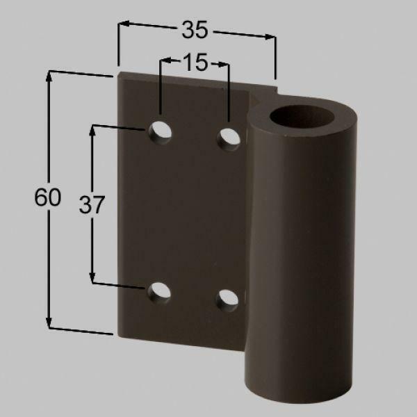 在庫有1 送料込み TOEX 門まわり 門扉 ハイ千峰用ヒンジ上 AB 品種 : ヒンジ 商品コード : KCS50100A 色 : オータムブラウン