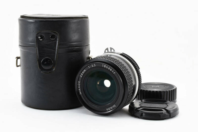 【動作品】Nikon ニコン Ai-S NIKKOR 28mm F3.5 単焦点レンズ #219