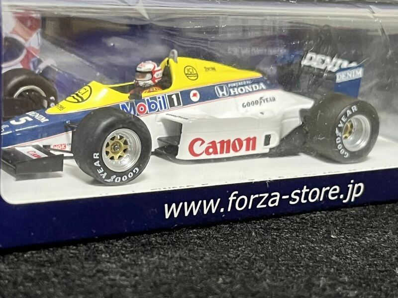 Spark Forza特注 1/43 ウイリアムズ ホンダFW09B N.マンセル 1985年 鈴鹿エンジンテスト TR002 Williams FW09B HONDA Nigel Mansell
