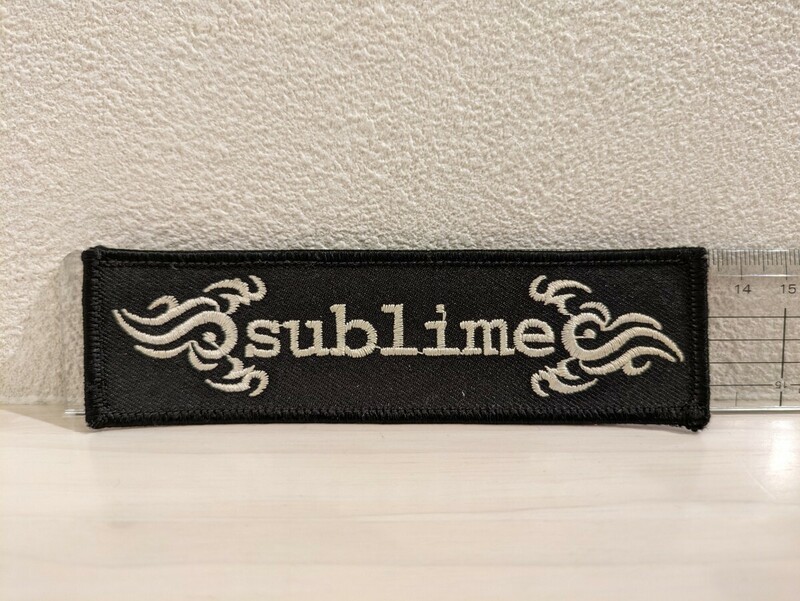 90s　sublime　ワッペン　送料無料　サブライム　刺繍／（検）skank records　long beach dub allstars　the ziggens　NO DOUBT　