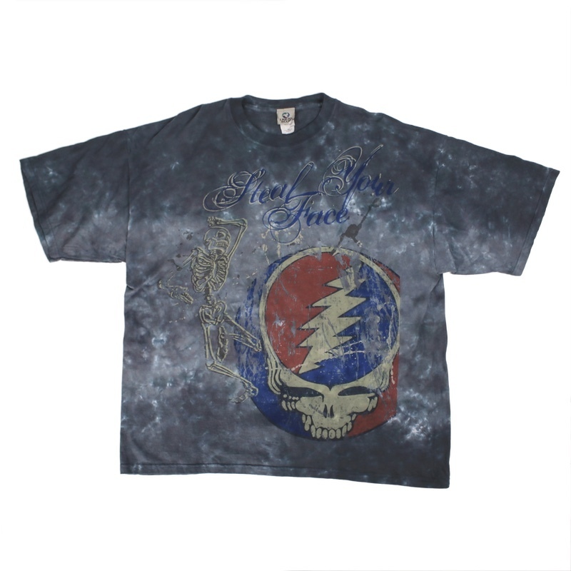 グレイトフルデッド　タイダイ バンド Tシャツ Liquid Blue　　古着　 大きいサイズ GRATEFUL DEAD 【メール便可】 [9019248]