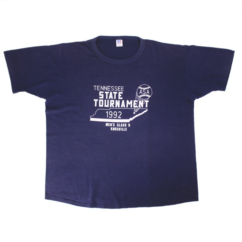 STATE TOURNAMENT 1992 ラッセル Tシャツ USA製 古着　大きいサイズ 【メール便可】 [9019301]