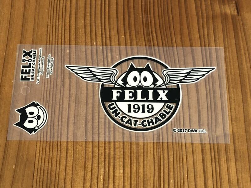 Felix フィリックス 羽根 ウイング wing バイク 抜き デカール Un-Cat-Chable mooneyes シール デコ ステッカー ムーンアイズ moon eyes