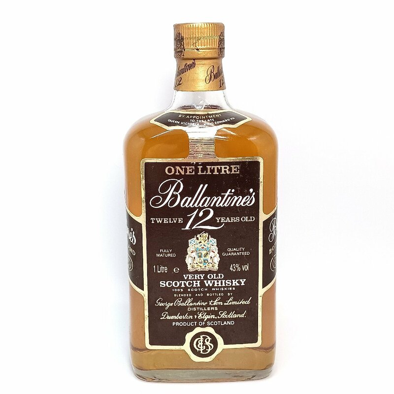 未開栓　Ballantines 12年 バランタイン ベリーオールド VERY OLD SCOTCH WHISKY スコッチ ウイスキー 1L 1リットル 43% 古酒 お酒 fe ABE