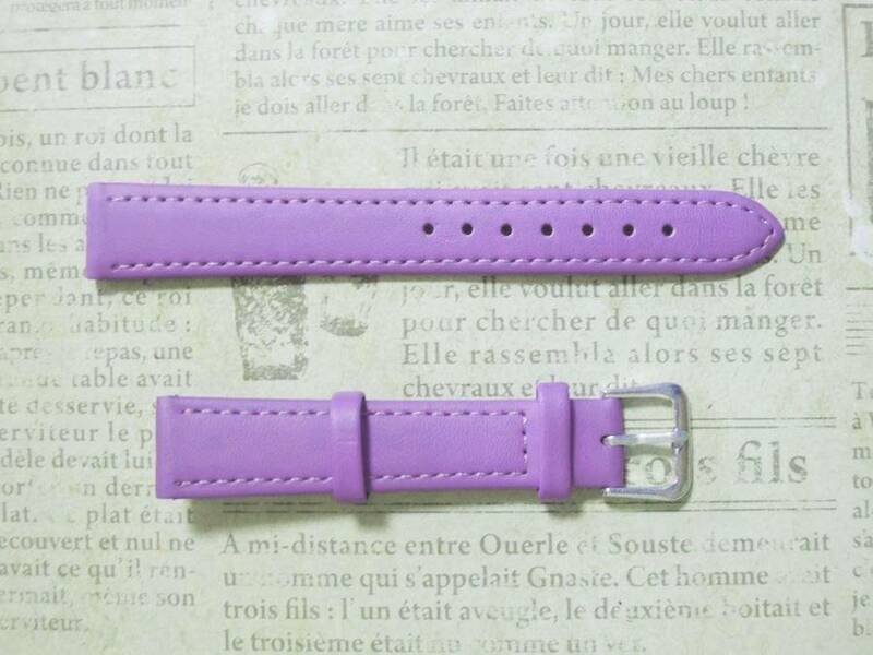 幅１６ｍｍ 紫 腕時計ベルト