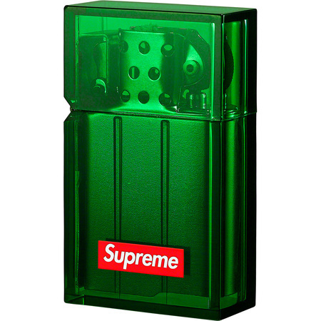 新品 19AW Supreme x Tsubota Pearl Hard Edge Lighter ツボタ パール ハード エッジ ライター Green グリーン 坪田パール オイルライター