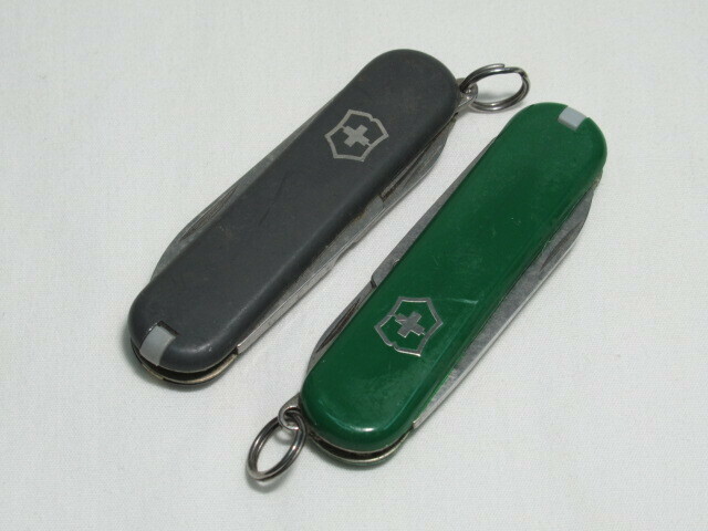 VICTORINOX　ビクトリノックス　三徳ナイフ　ミニ ナイフ　ハサミ　ヤスリ　USED