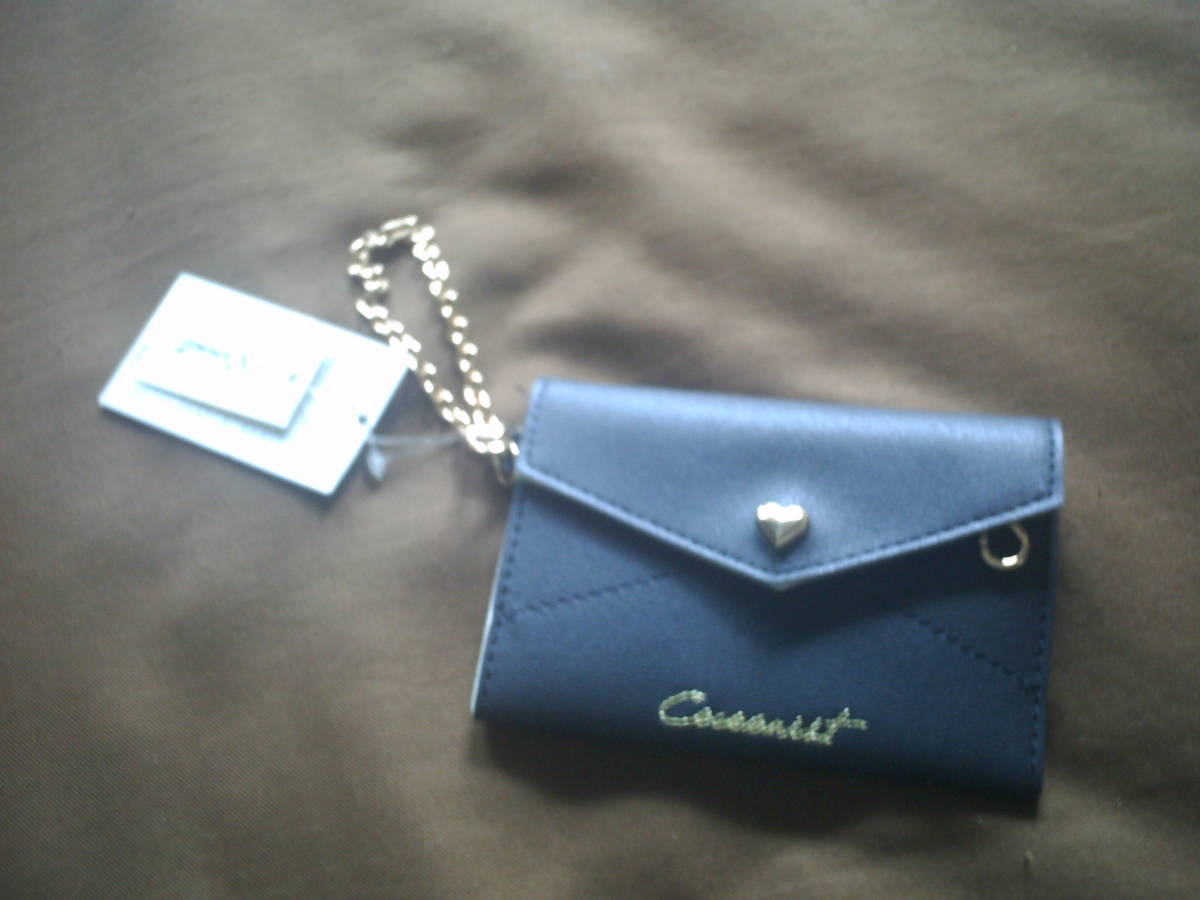 ★★コクーニスト　キーカードケース　名刺入れ　紺　新品★★