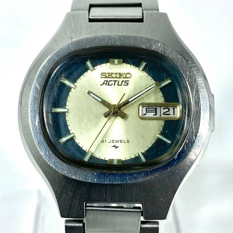 ★1000円スタ!★SEIKO ACTUS 21JEWELS セイコー アクタス 簡易動作確認済 メンズ 腕時計 WristWatch ビンテージ Vintage RL T47