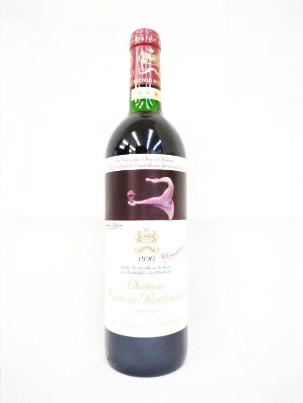 【未開栓】CHATEAU MOUTON ROTHSCHILD　1990年（シャトー ムートン ロートシルト） 750ml　15％未満