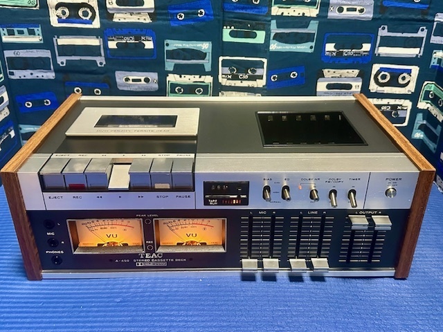 TEAC　高級カセットデッキの原点 A-450 動作確認品 おまけで日本語取説および希少なサービスマニュアル付属 Excellent 17