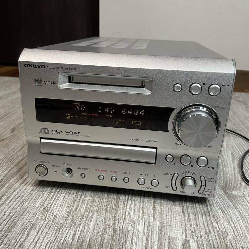 ONKYO オンキョー CD / MD TUNER AMPLIFIER チューナーアンプ FR-7GX