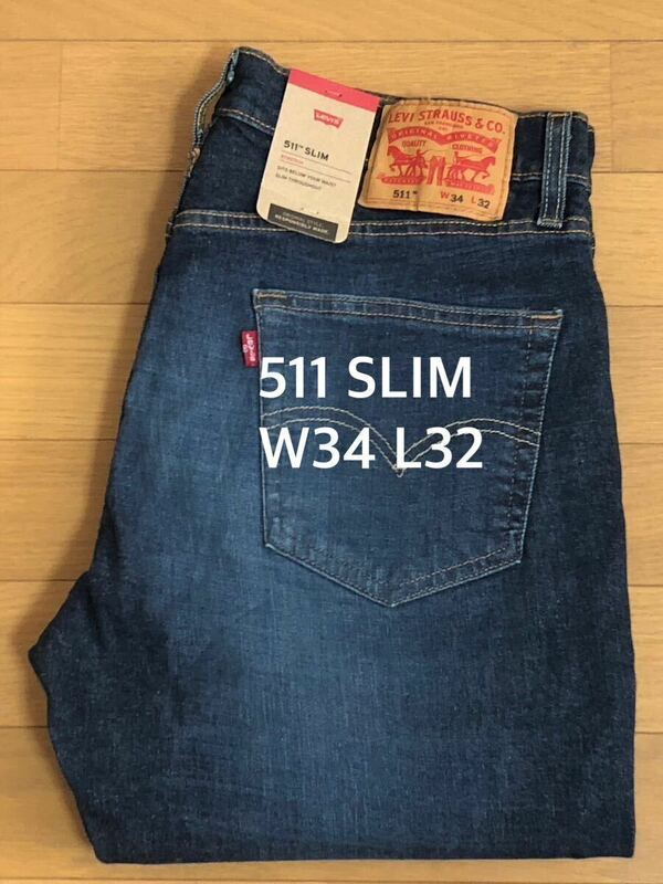 Levi's 511 SLIM FIT DARK INDIGO W34 L32