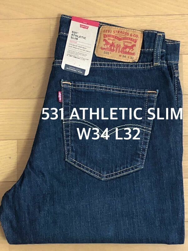 Levi's 531 ATHLETIC SLIM COULDNT AGREE MORE W34 L32